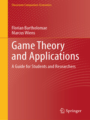 cover image of Game Theory and Applications